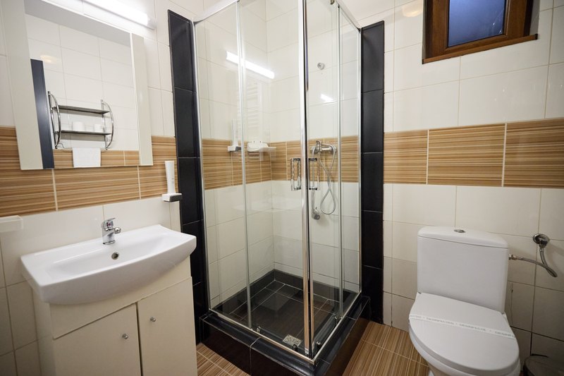 Cameră triplă standard — baie cu cabină de duș